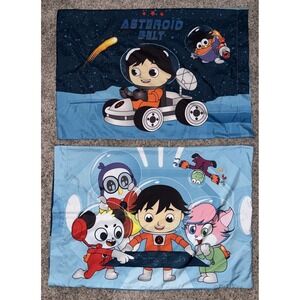 Ryans World Galaxy Explorers Red Titan 3 Piece Twin‎ Sheet Set